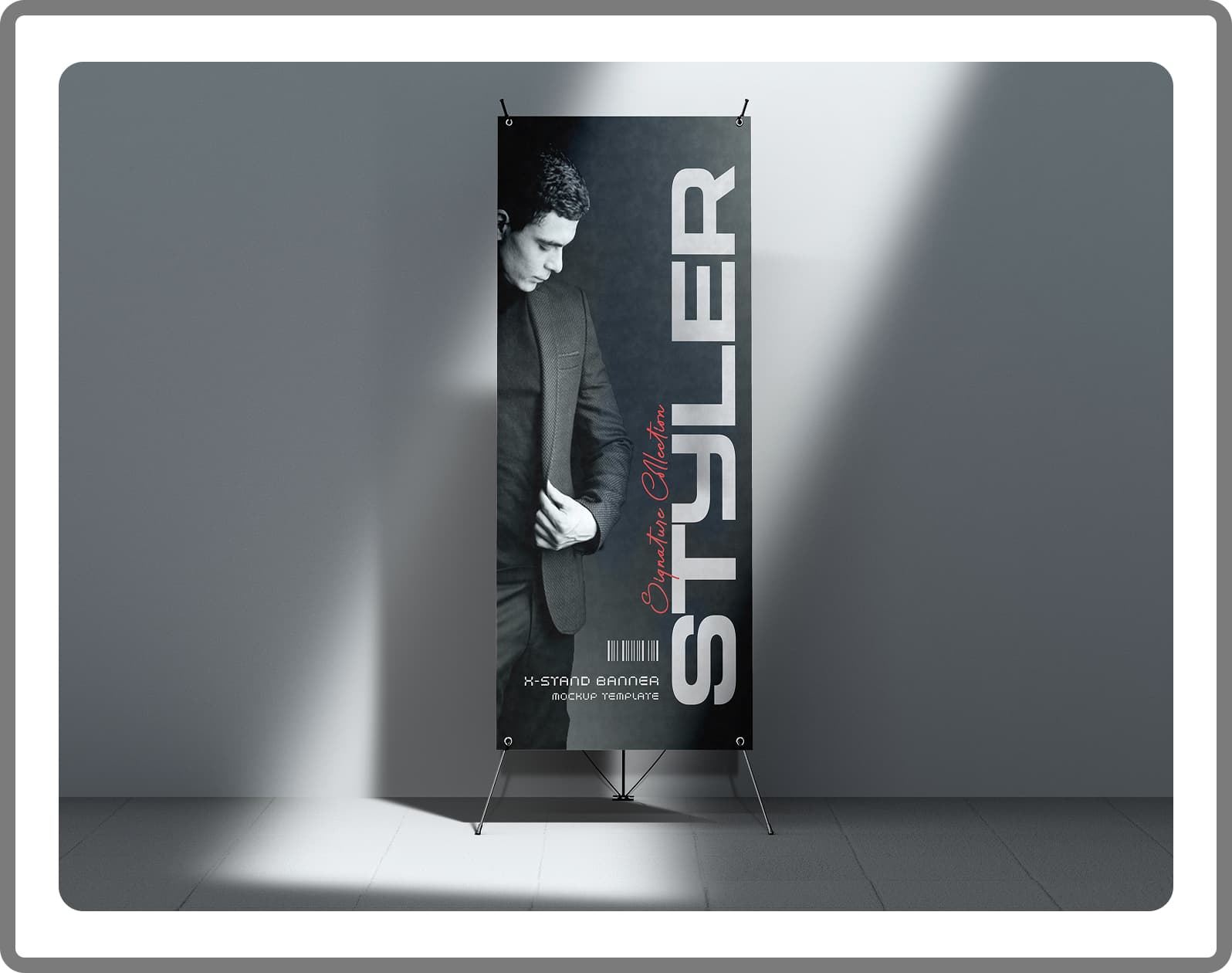 Banner and social media design mockup