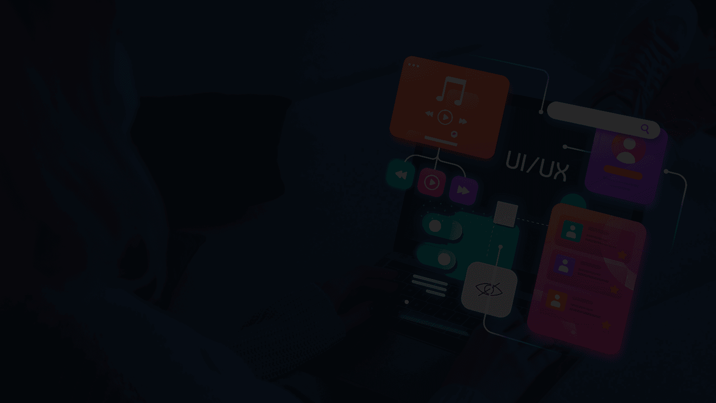 Creative web design and digital innovation background